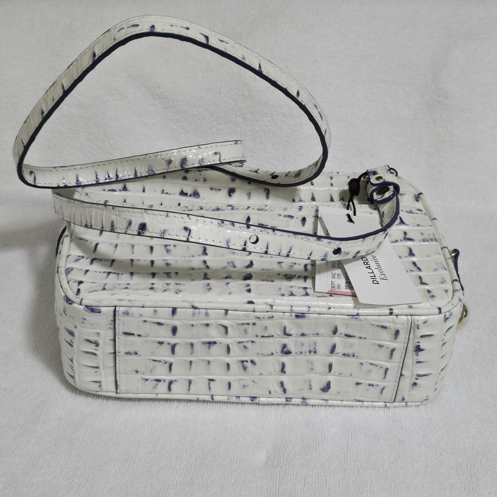 Brahmin Demi Crossbody Bag Marina La Scala Croc Embossed Leather Dillard's Exclu - Picture 10 of 16